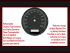 Speedometer Sticker for Harley Davidson Fxdwg Dyna Wide Glide 2004 Ø100 Mph to Kmh