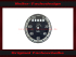 Speedometer Disc for VDO General 0 to 120 Kmh Ø72 mm - 1
