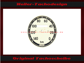 Tachoscheibe für VDO Allgemein 0-140 Kmh Ø76 mm - 2