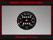 Tachoscheibe für VDO Allgemein 20-200 Kmh Ø72 mm