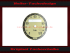 Speedometer Disc for VDO General 0 to 120 Kmh Ø56 mm - 5
