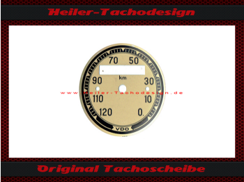 Speedometer Disc for VDO General 0 to 120 Kmh Ø56 mm - 6