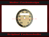Speedometer Disc for VDO General 0 to 120 Kmh Ø56...