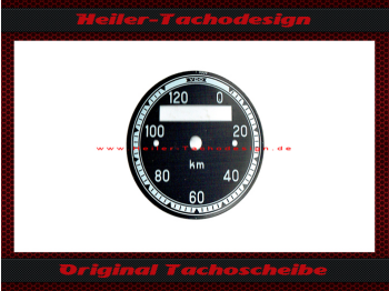 Speedometer Disc for VDO General 0 to 120 Kmh Ø56 mm - 7