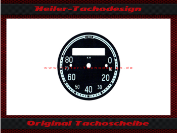 Speedometer Disc for VDO General 0 to 80 Kmh Ø56 mm - 2