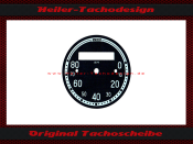 Tachoscheibe für VDO Allgemein 0-80 Kmh Ø56...