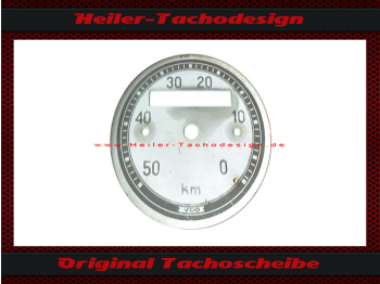 Speedometer Disc for VDO General 0 to 50 Kmh - 1