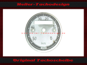 Speedometer Disc for VDO General 0 to 50 Kmh - 1