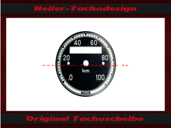 Tachoscheibe für VDO Allgemein 0-100 Kmh Ø56 mm - 2