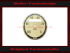 Speedometer Disc for VDO General 0 to 100 Kmh Ø56 mm - 3