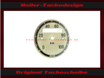 Tachoscheibe für VDO Allgemein 0-100 Kmh Ø56 mm - 4