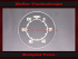 Speedometer Glass for Isgus DKW NZ 350 0 to 100 kmh 78 mm