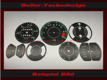 Set Tachoscheiben für Porsche 911 Design vom 356 Teile selber aussuchen