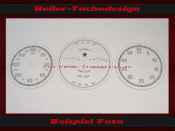 Set Speedometer Glass Speedometer Disc for BMW 327 1937...
