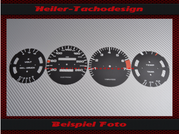 Speedometer Discs for Porsche 928 from 1977 170 Mph to 270 Kmh