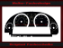 Speedometer dials for BMW X5 F15 large display 160 Mph to 260 Kmh 7500 UPM