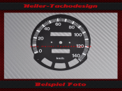 Speedometer Disc for Fiat 124 DS Spider 1984 80 Mph to...