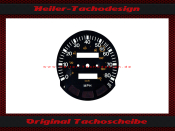 Tachoscheibe für Fiat 124 DS Spider 1984 80 Mph zu...