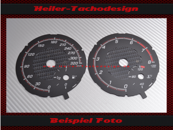 Speedometer Discs for Mercedes Benz C 292 GLE AMG SUV 200 Mph to 320 Kmh