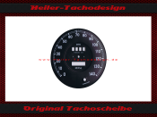 Speedometer dial for Jaguar 3.8S 1965 to 1967 Smiths 140...