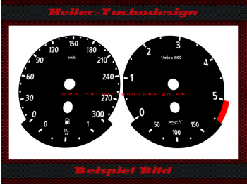 Speedometer Disc for BMW X6 M E71 T 300 Tachometer 5,5 MOD