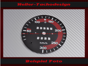 Speedometer Disc for Porsche 911 F Model 300 Kmh - 1