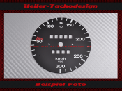 Tachoscheibe für Porsche 911 F Modell 300 Kmh - 2