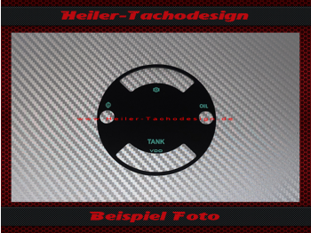 Fuel gauge dial for Porsche 914