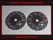 Tachoscheibe Mercedes A Klasse W176 260 Kmh AMG Design...
