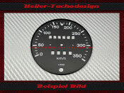Speedometer Disc Porsche 911 930 350 kmh Skala Ruf