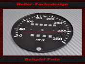 Tachoscheibe Porsche 911 930 350 kmh Skala Ruf
