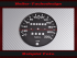 Speedometer Disc for Porsche 911 930 350 Kmh RUF Scaling