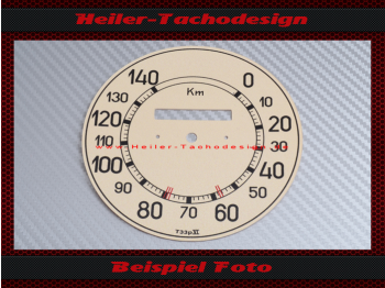 Tachoscheibe für Mercedes 230 170v W143 140 Kmh