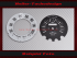 Speedometer Disc for Motoguzzi V7 700 Construction Year 1968 240 Kmh Italienisch