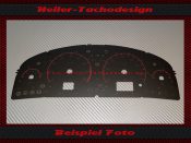 Tachoscheibe für Opel Vectra C Signum Benzin 260 Kmh mit Ringe