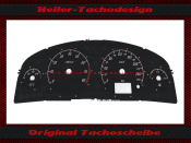Tachoscheibe für Opel Vectra C Signum Benzin 260 Kmh mit Ringe