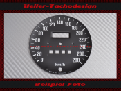 Speedometer Disc for Morgan Lotus or Sunbeam 0 to 280...