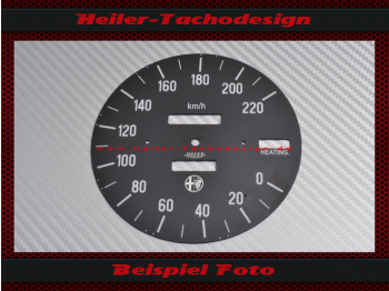 Speedometer Disc for Alfa Romeo Spider Coda Tronca 1969 to 1983