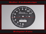 Tachometer VDO Top Eliminator Xtrem Ø108 mm