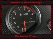 Tachometer dial VDO Top Eliminator Xtreme