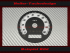 Speedometer Disc for Harley Davidson CVO Dyna Low Fat Bob Black Diamond 2012 Ø80 Mph to Kmh