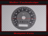 Speedometer Disc for Harley Davidson CVO Dyna Low Fat Bob Black Diamond 2012 Ø80 Mph to Kmh