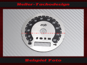 Speedometer Disc for Harley Davidson CVO Silver Face...