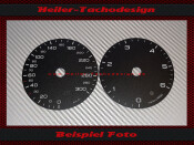 Tachoscheibe Audi A6 A7 4G Diesel Mph zu Kmh