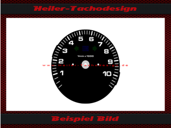 Drehzahlmesser Scheibe für Porsche 911 964 993 ohne BC 10000 UPM - 2