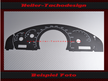 Speedometer Disc for Mercedes Benz W215 C215 CL 55 V8 AMG 200 Mph to 320 Kmh
