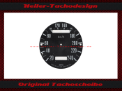 Speedometer Disc for Triumph Trident T160 240 Kmh