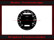 Tachoscheibe für Triumph Trident T160 200 Kmh