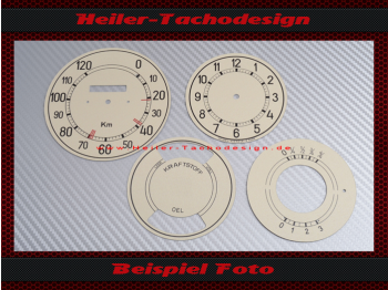 Speedometer Discs for Mercedes 230 170v Roaster W136 120 Kmh from VDO