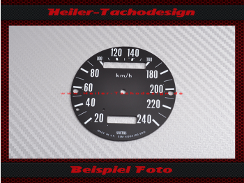 Tachoscheibe für Norton Commando 850 mk3